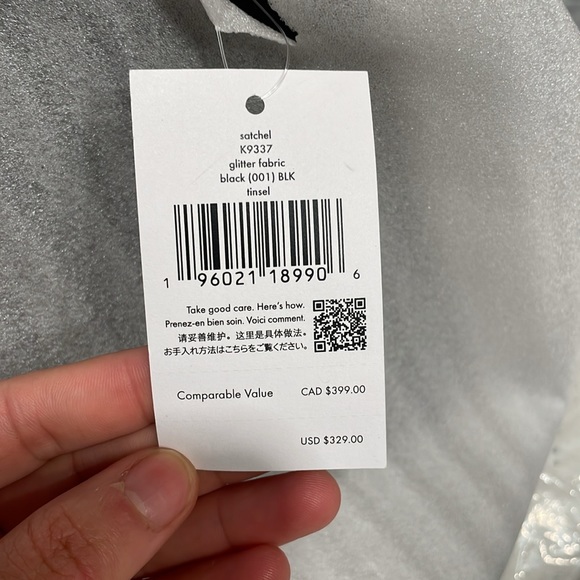 NEW, GLITTER TINSEL SATCHEL BAG - Picture 13 of 15